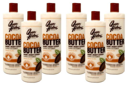 QUEEN HELENE Cocoa Butter Hand & Body Lotion 16 oz (Pack of 6) Beauty & Personal Care Queen Helene