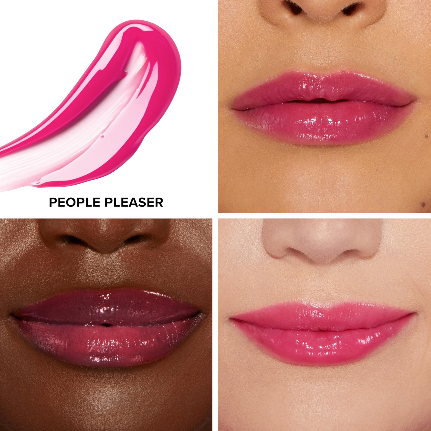 Too Faced Lip Injection Power Plumping Lip Gloss | Hydrating, High-Shine Gloss | Vitamins A + E | 0.22 Fl Oz, People Pleaser