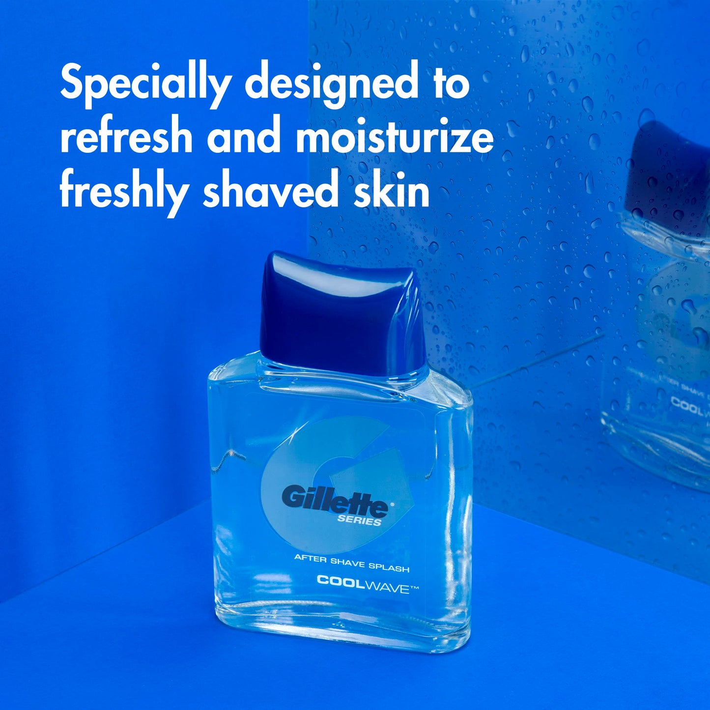 Gillette Series Cool Wave After Shave, Aftershave for Men, After Shave Cologne Men, 3.3 fl oz, 100 ml, After Shave Lotion for Men, Post Shave Balm Beauty and Personal Care Gillette