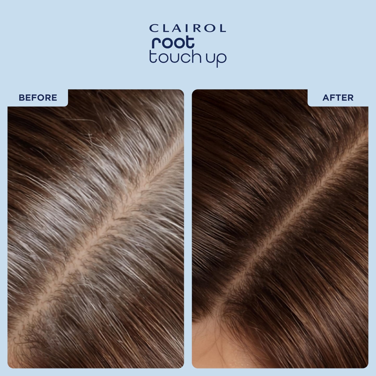 Clairol Root Touch-Up Temporary Concealing Powder, Medium Brown Hair Color | Ammonia Free | Instantly Cover Roots + Define Eyebrows | On-the-Go