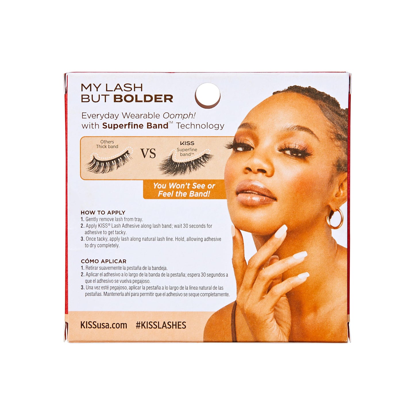 Kiss My Lash But Bolder, False Eyelashes, 'Bold Move', 12mm, Includes 1 Pair, Easy to Apply, Reusable Lash Clusters Beauty and Personal Care KISS
