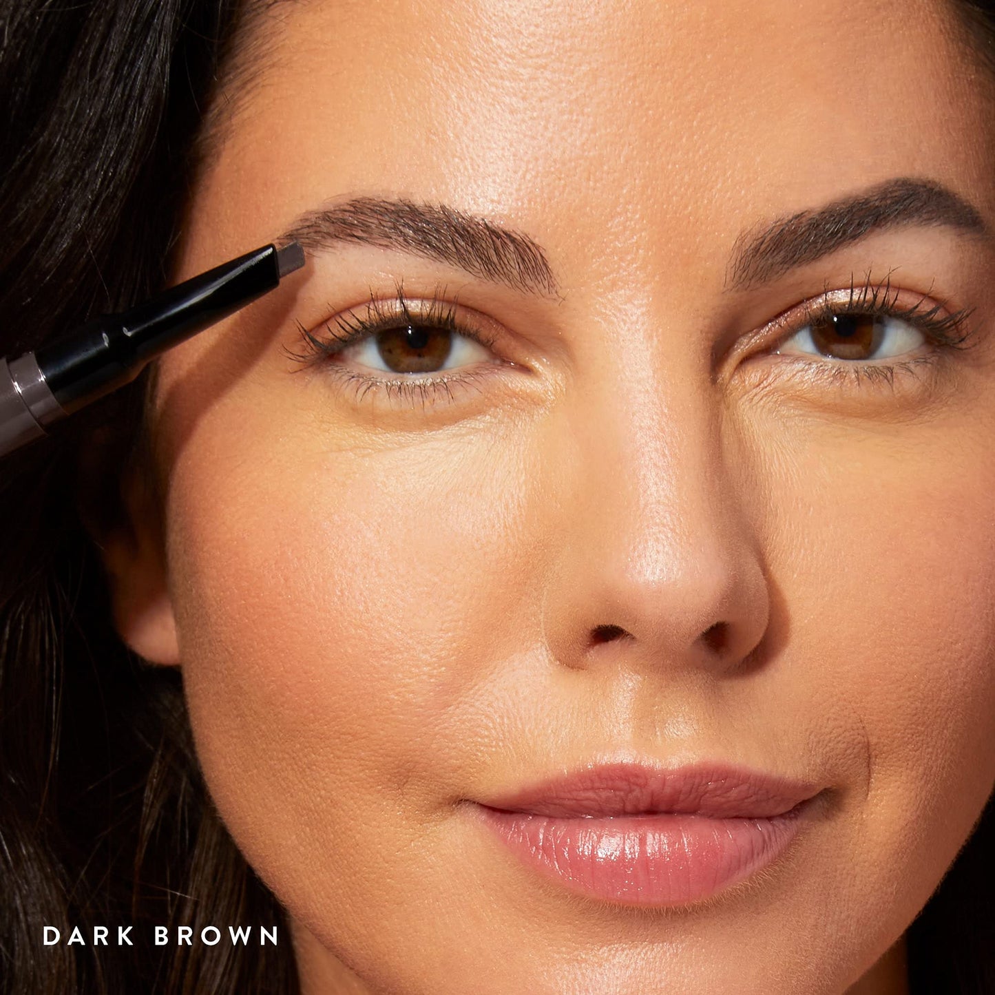 LAURA GELLER NEW YORK Sculpt-n-Stay Waterproof Brow Pencil & Gel- Dark Brown
