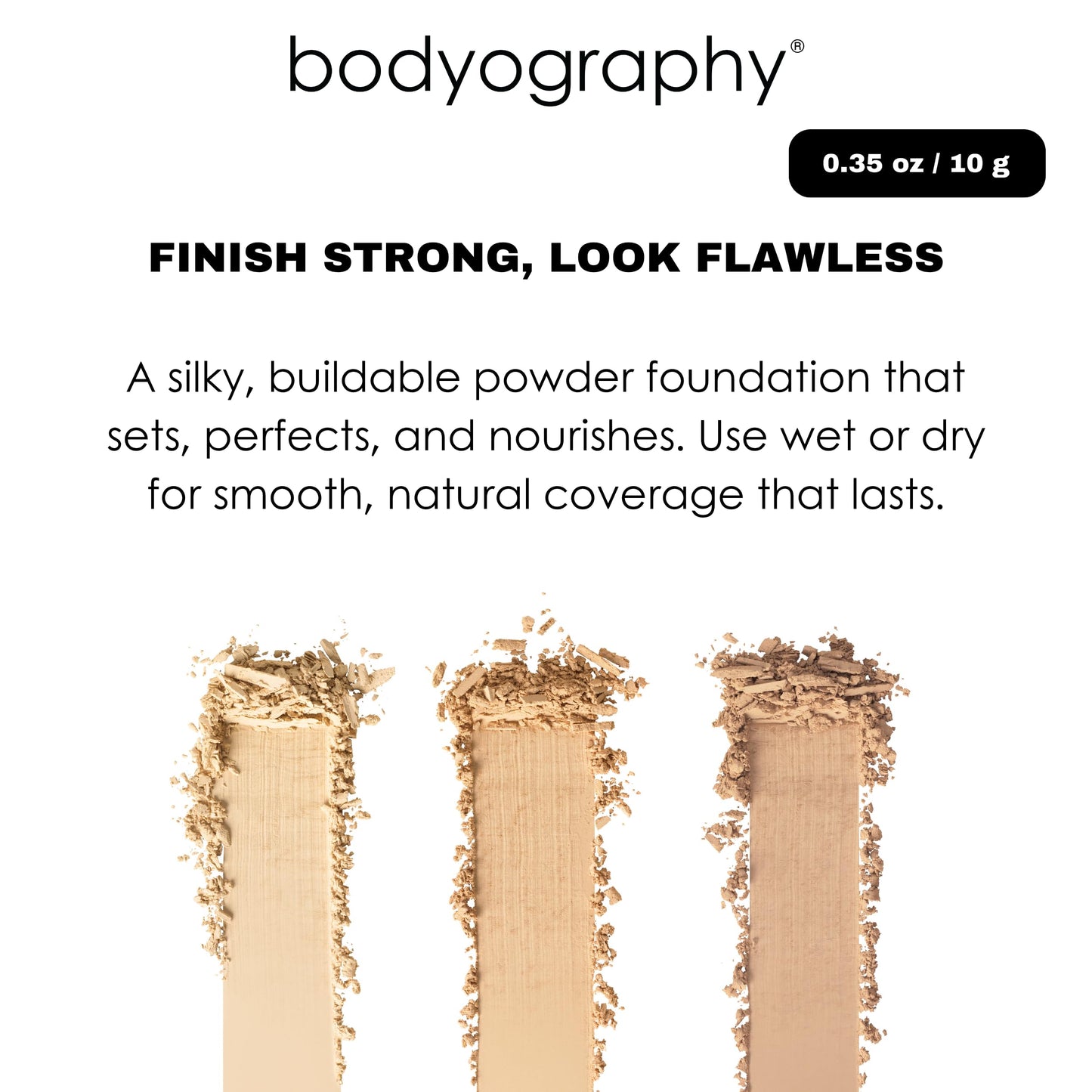 Every Finish Pressed Powder - Translucent by Bodyography for Women - 0.35 oz Powder
