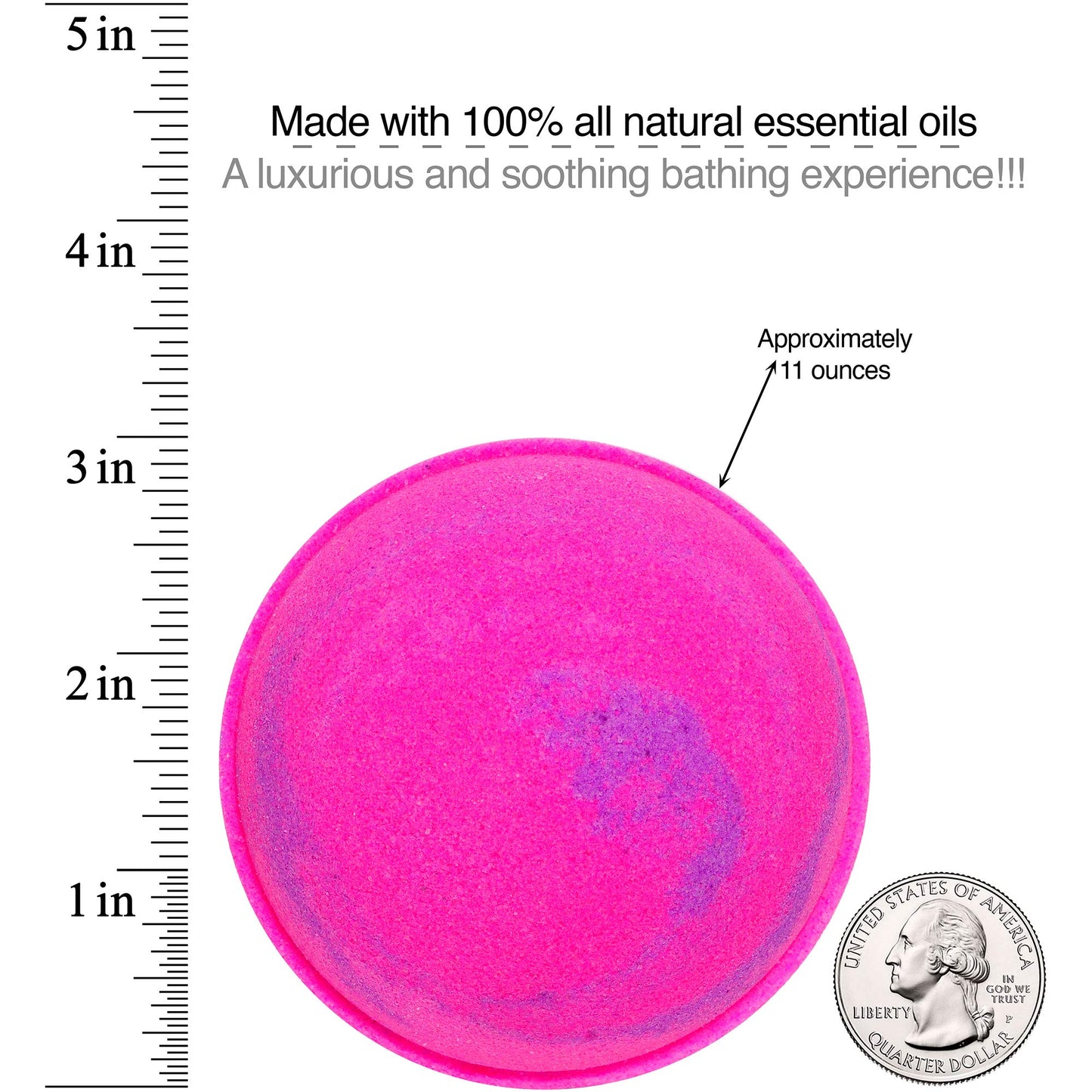 Bath Bomb with Ring Inside Love Potion Extra Large 10 oz. Made in USA (Ring Size 10)