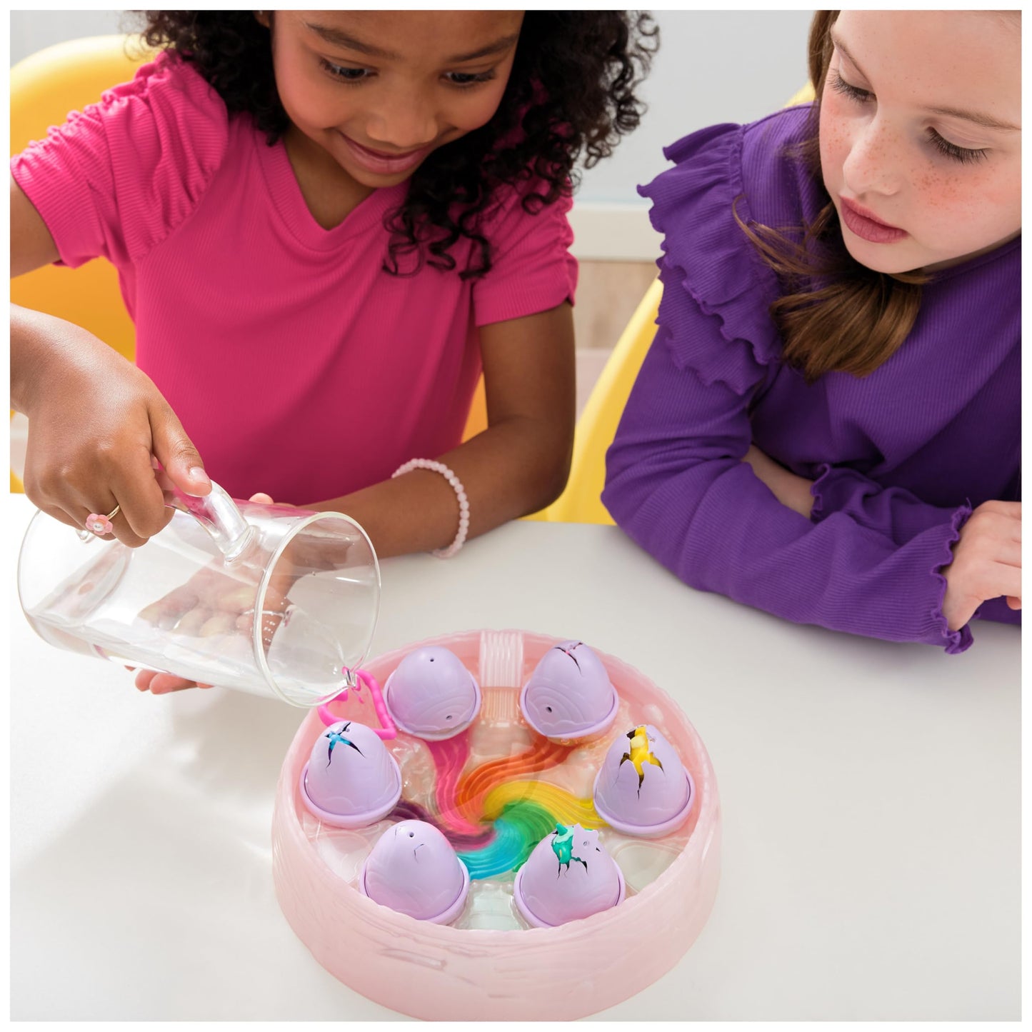 Hatchimals Alive, Rainbow Hatchery with 6 Mini Figures in Color Reveal Eggs & Over 10 Accessories, Kids Toys for Ages 3 and up