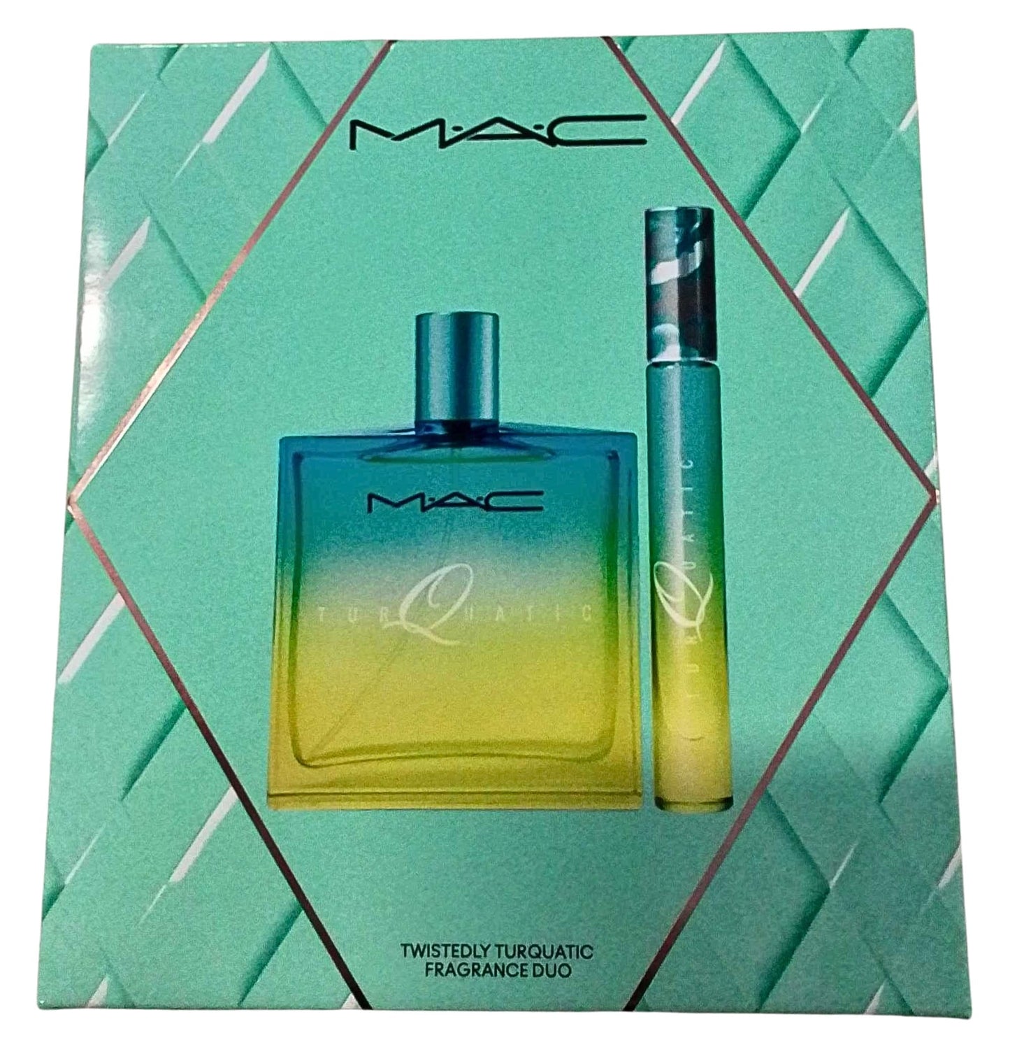 MAC Twistedly Turquatic Fragrance Duo Set - Eau de Toilette Spray 1.7 fl oz / 50 ml + Travel Spray 0.2 fl oz / 6 ml