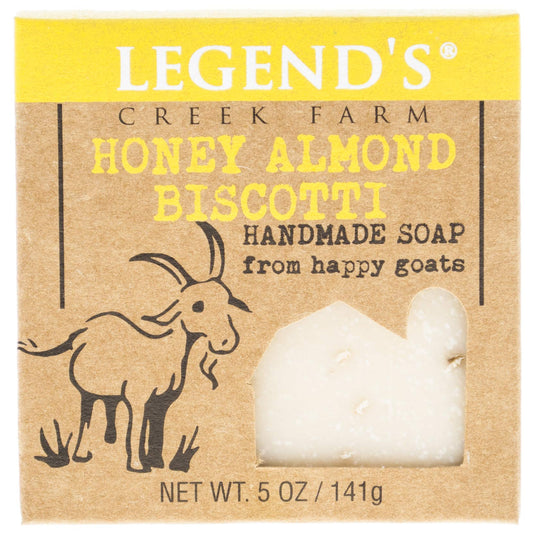 Legend's Creek Farm Goat Milk Soap - Cleansing Moisturizing Bar for Hands and Body - 5 Oz Creamy Lather, Nourishing, Gentle Natural Soap for Sensitive