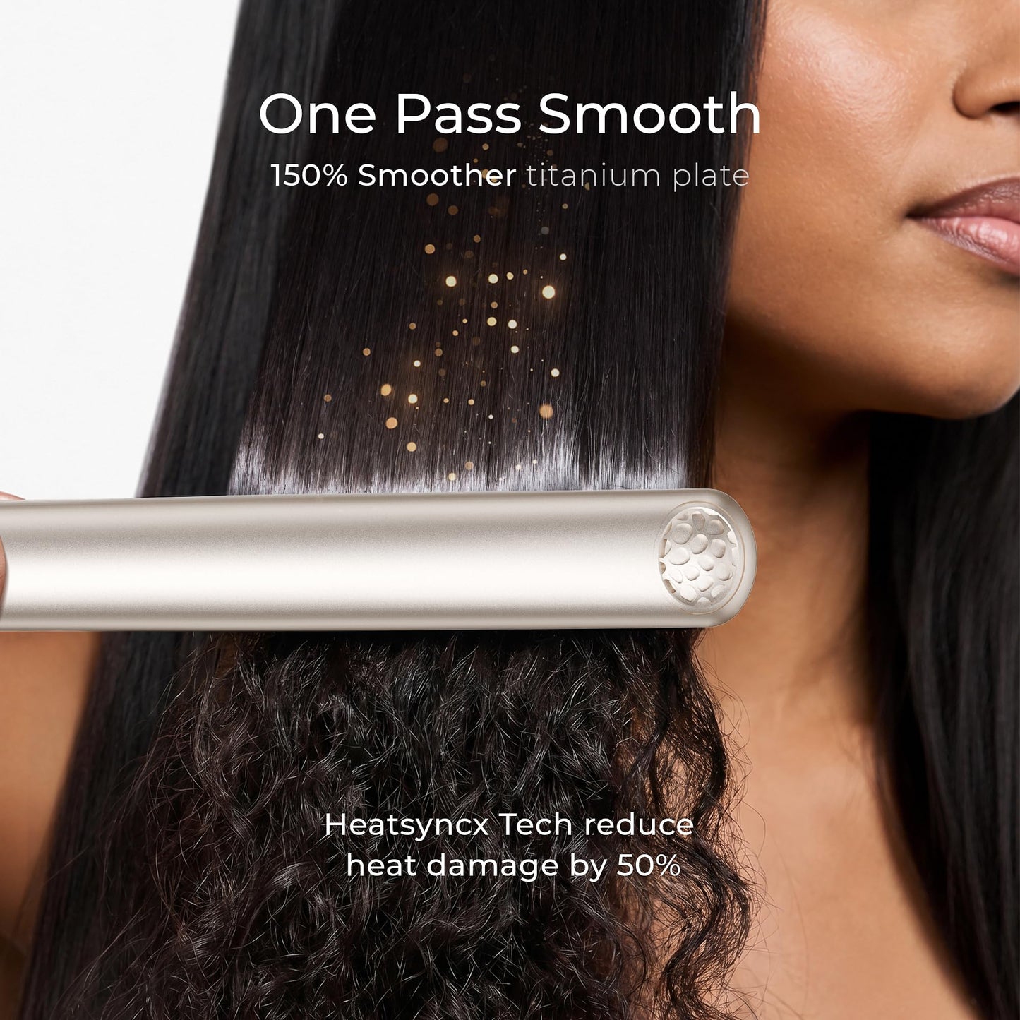 TYMO Flat Iron Hair Straightener - Titanium Hair Straighteners for Women, 1 Inch Professional Travel Flat Iron, Portable Straightener and Curlers Beauty and Personal Care TYMO