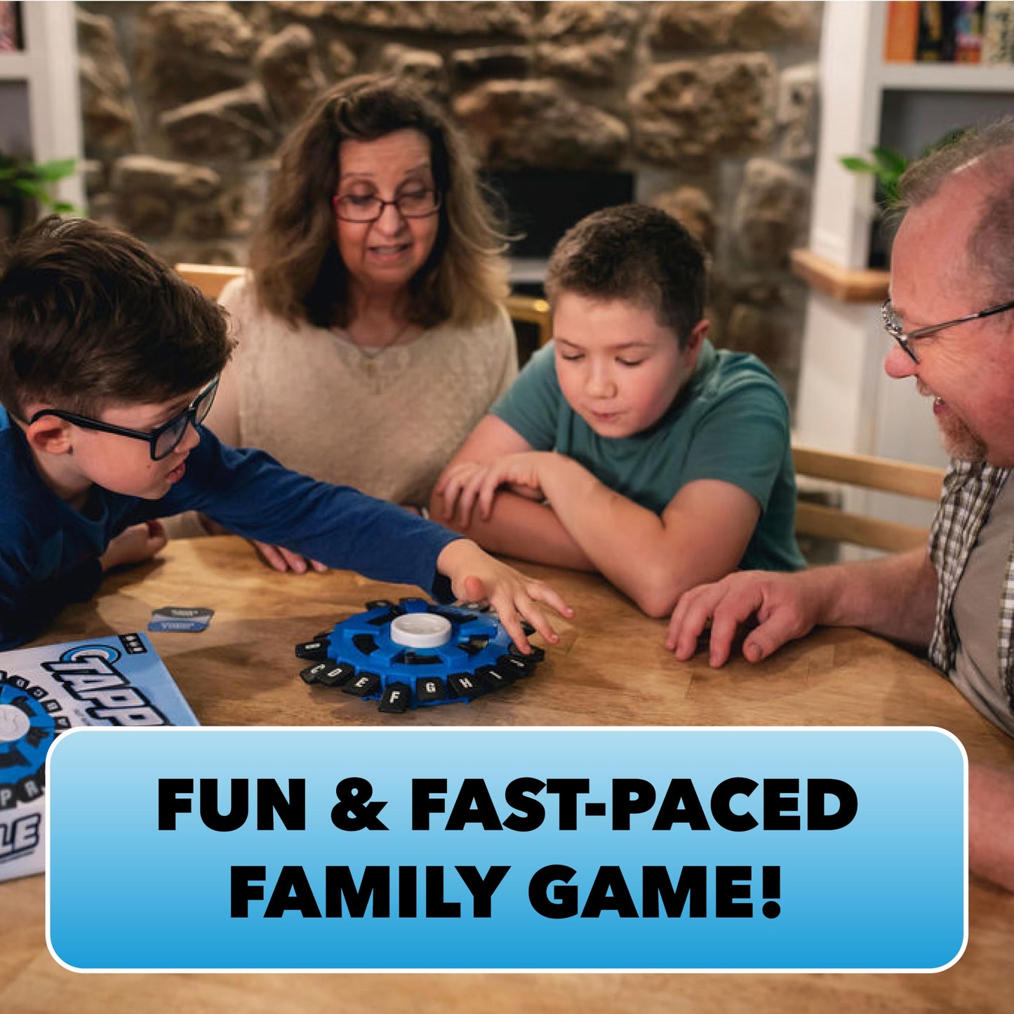 The Original TAPPLE, The Fast-Paced Family Board Game, Choose a Category & Race Against the Timer to be the Last Player, Learning Word Game for Ages…
