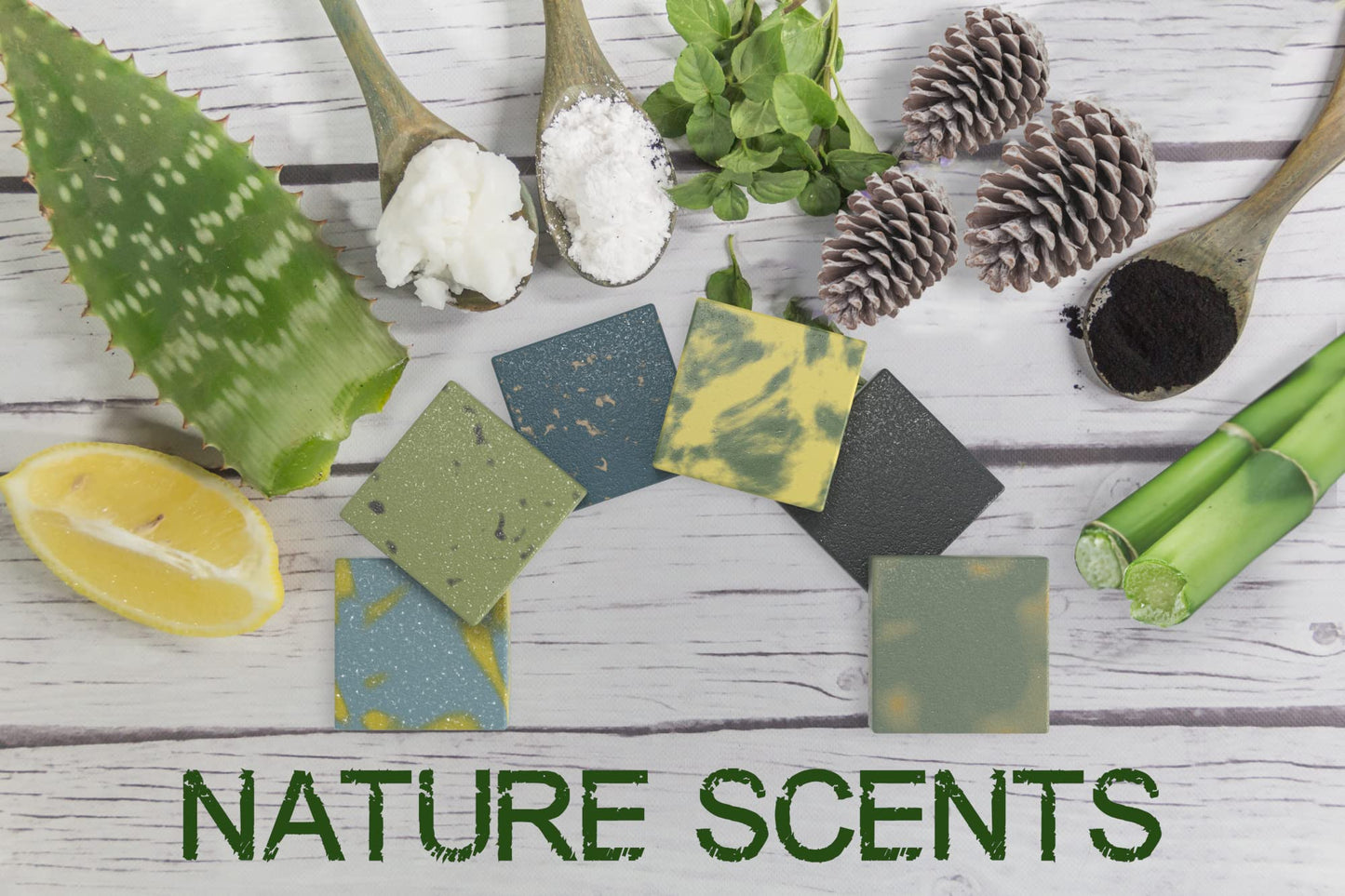 NATURAL AMERICAN ELEMENTS Men's Bar Soap - Masculine Scents, 100% Natural Soap for Men - Essential Oils, Organic Shea Butter - Made in USA, Body Wash Beauty & Personal Care NATURAL AMERICAN