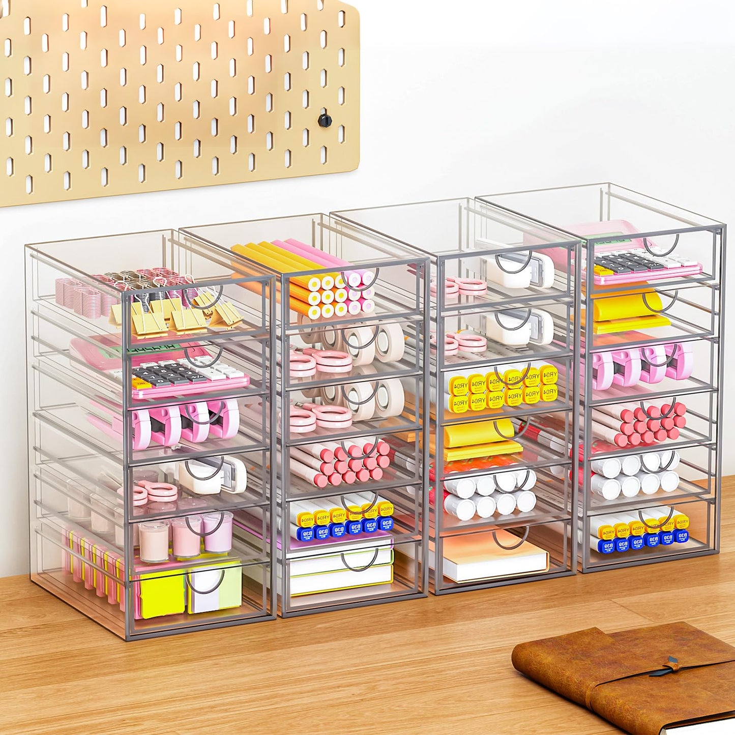 Acrylic Makeup Organizer with 19 Drawers,Storage Drawer Organizer Beauty and Personal Care YFXCVSL