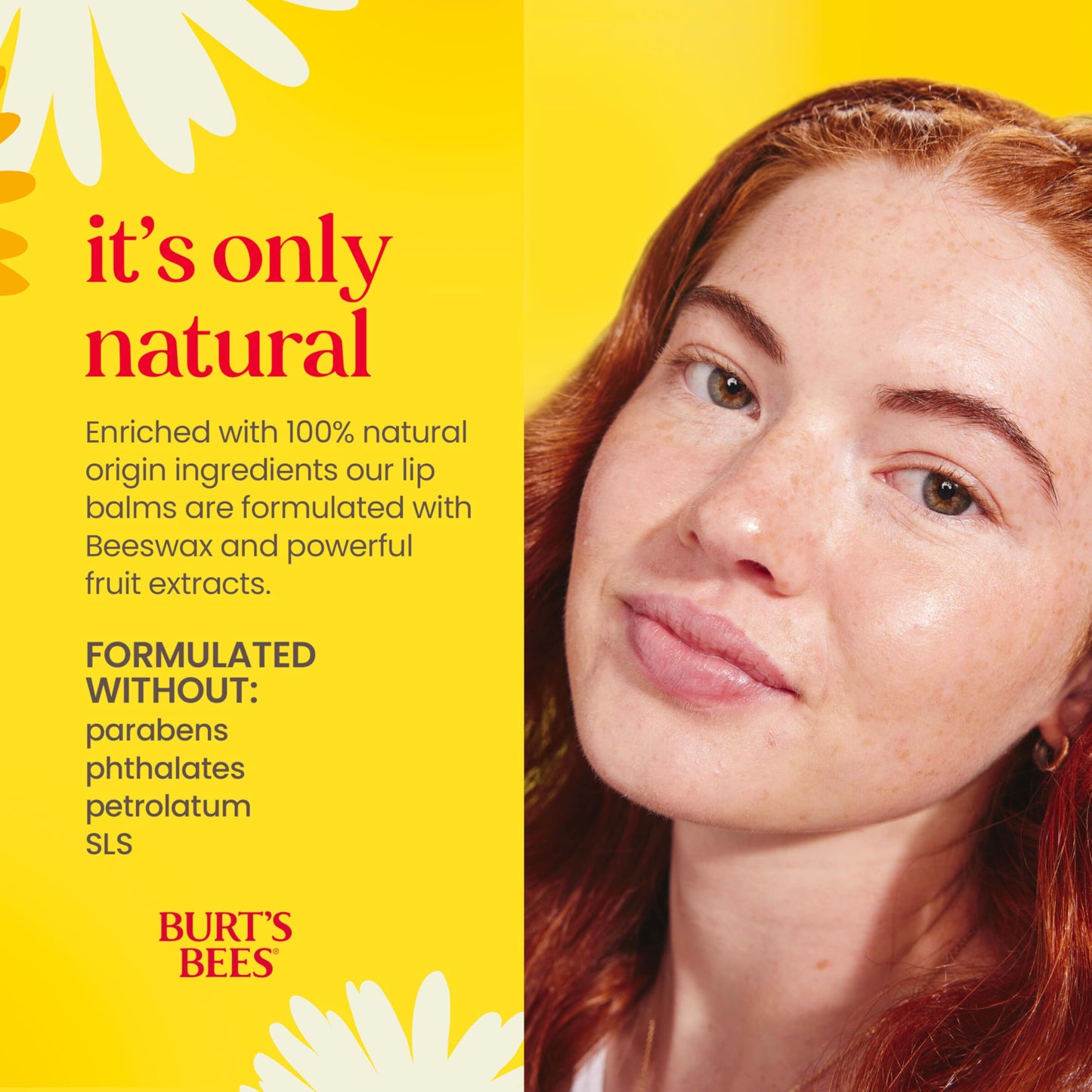 Burt's Bees Lip Balm - Pomegranate, Lip Moisturizer With Responsibly Sourced Beeswax, Natural Origin Conditioning Treatment, 2 Tubes, 0.15 oz.