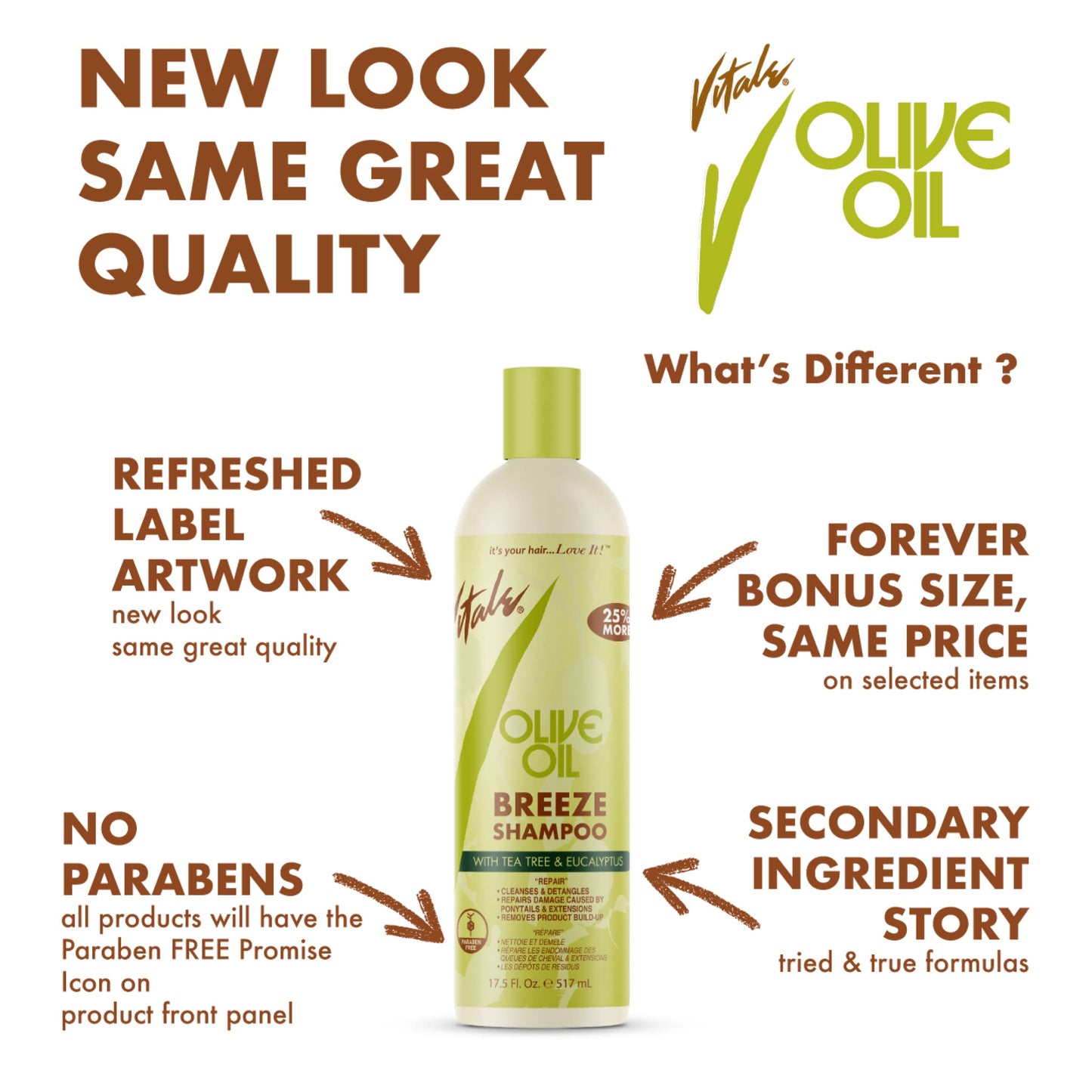 Vitale Vitale olive oil anti breakage leave in conditioner 12 fluid ounce, White, 12 Fl Ounce