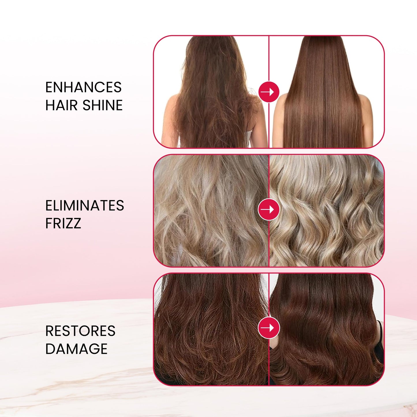 Green Cosmos Hair Vitamin Treatment & Moisturizing Oil Capluse with Avocado, Macadamia & Moroccan Oil for Dry and Damaged Hair - Leave-in Anti Frizz