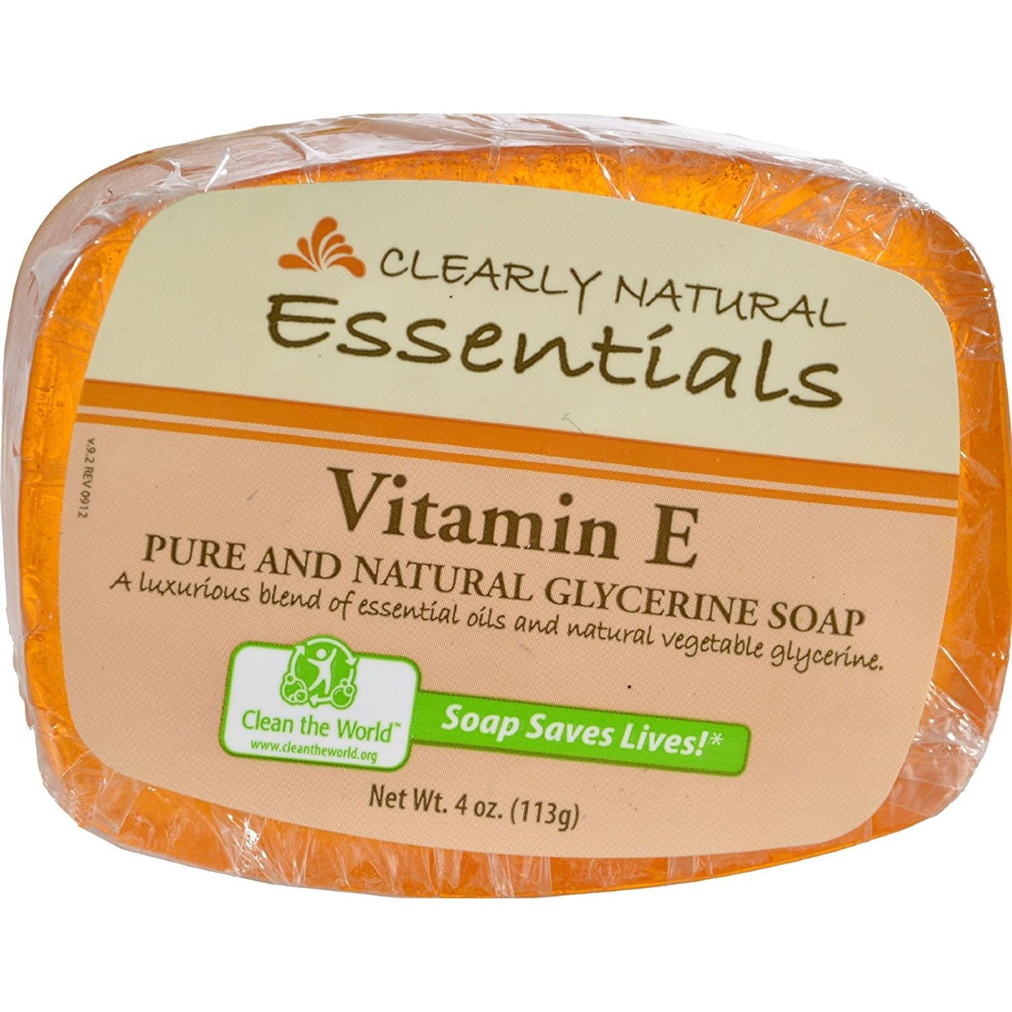 CLEARLY NATURAL BAR SOAP,GLYCERINE,UNSCTD, 4 OZ