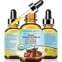 Botanical Beauty Organic JOJOBA OIL 100% Pure Natural VIRGIN UNREFINED Cold-Pressed Carrier Oil 0.5 Fl oz 15 ml for Face, Skin, Body, Hair, Lip