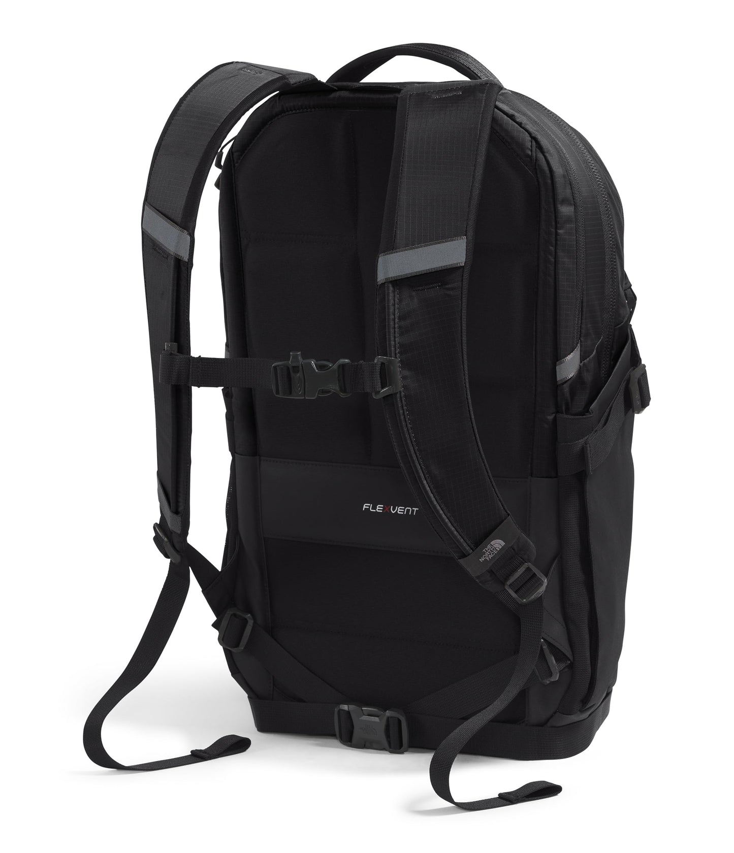 The North Face Recon Everyday Laptop Backpack - Daypack, Water Repellent, 16" Laptop Sleeve, 2 Water Bottle Pockets, TNF Black/TNF Black-NPF, One Size