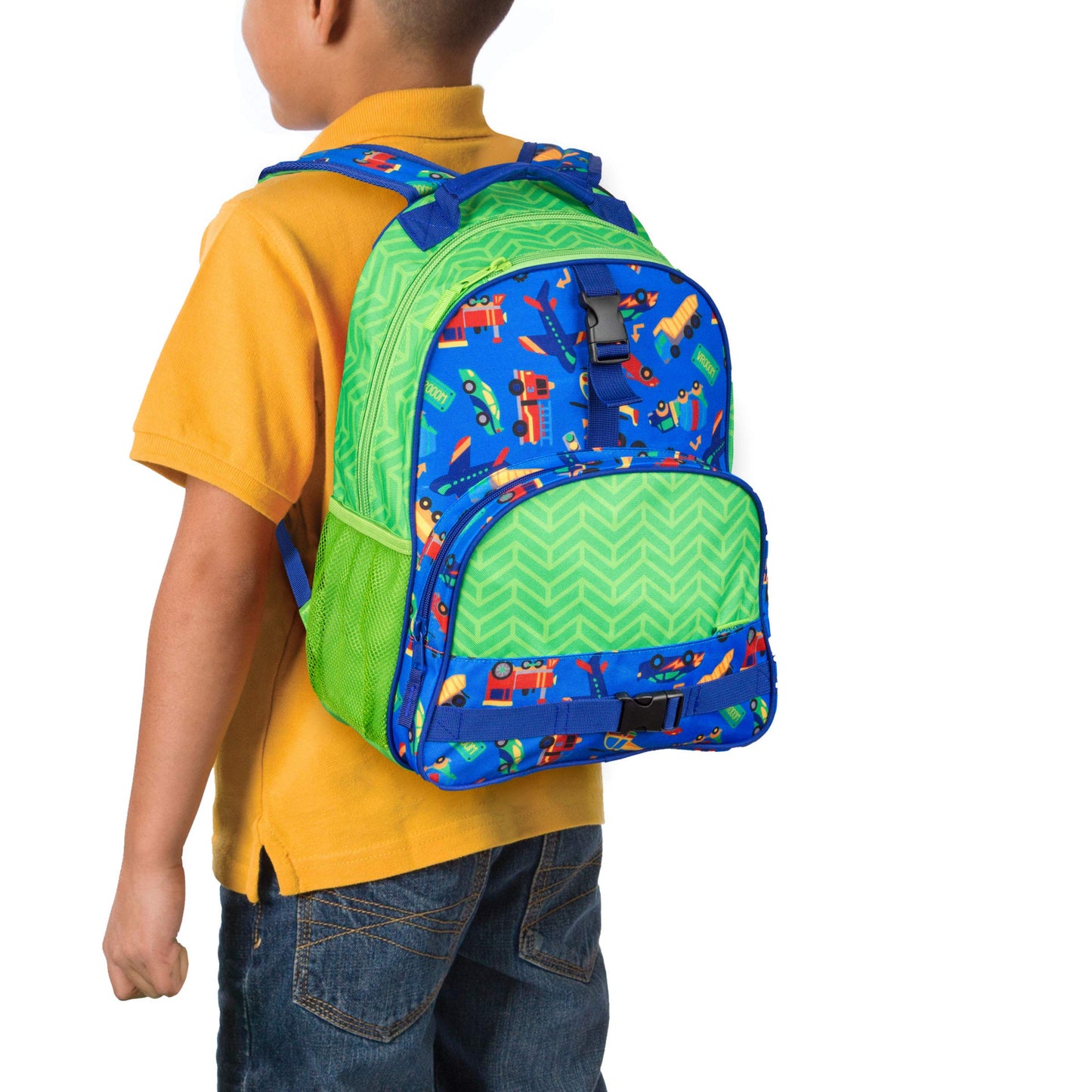 Stephen Joseph boys All Over Print Backpack, Transportation Kid s Backpack, Transportation, One Size US