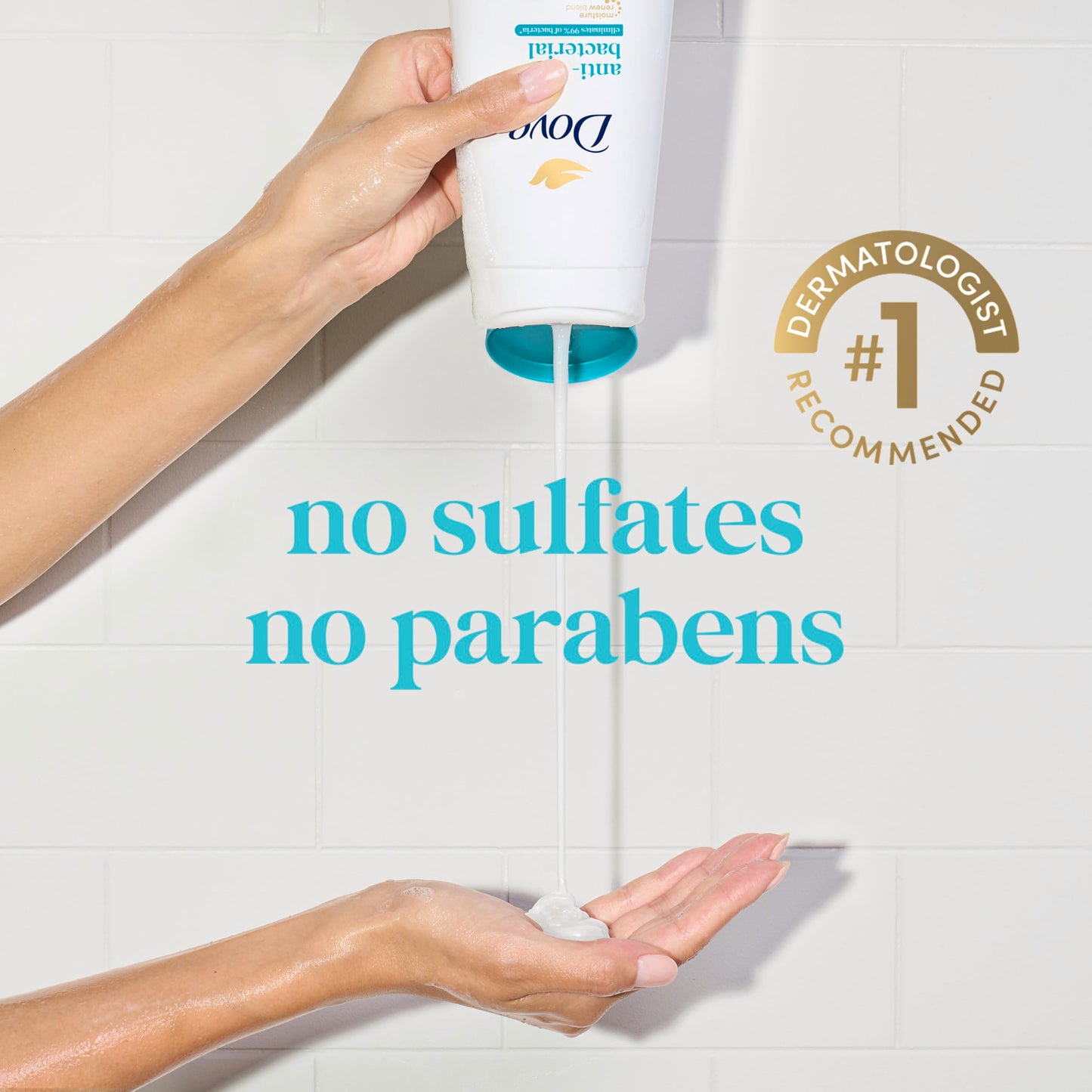Dove Body Wash Antibacterial For All Skin Types Protects from Dryness 20 oz