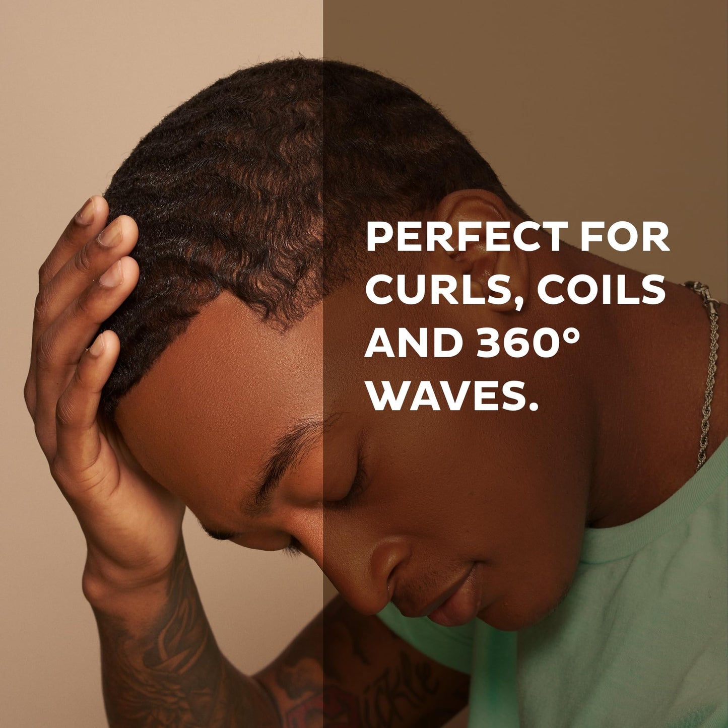 Scotch Porter Curls & Waves Hair Oil for Men | Seals in Moisture, Detangles & Prevents Frizz | Free of Parabens, Sulfates & Silicones | Vegan | 1.7oz