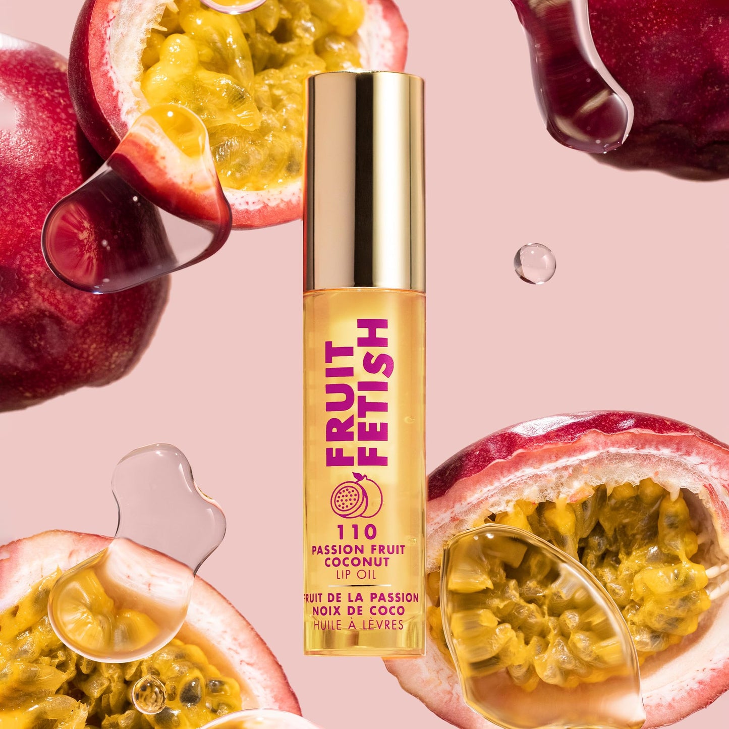 Milani Fruit Fetish Lip Oil, Tinted Lip Gloss & Hydrating Lip Oil Treatment, Moisturizing Non Sticky Clear Shine, High Shine Lip Balm for Dry Lips