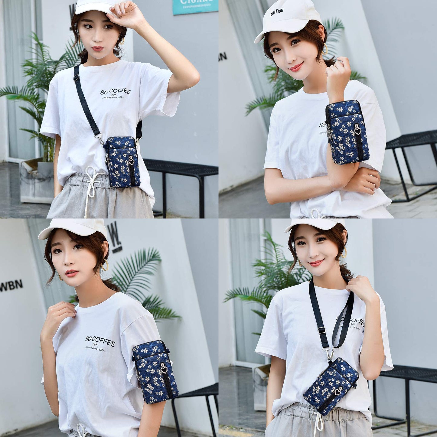 BIAOTIE Lightweight Small Crossbody bags Cell Phone Purses Travel Pouch Shoulder Bag