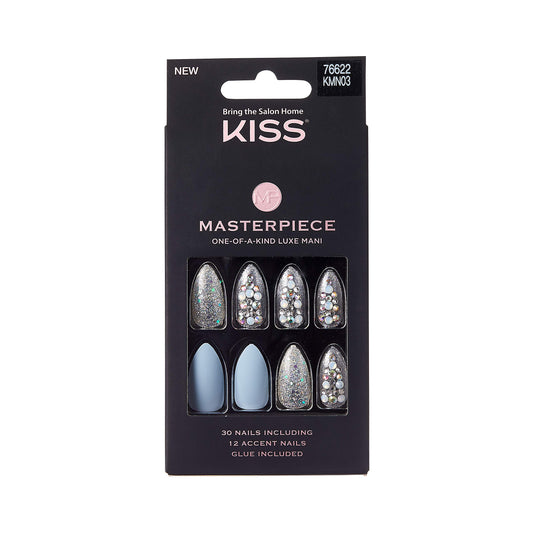 KISS Masterpiece One-Of-A-Kind Luxe Mani Kitty Gurl (KMN03-1 PACK) Beauty & Personal Care KISS
