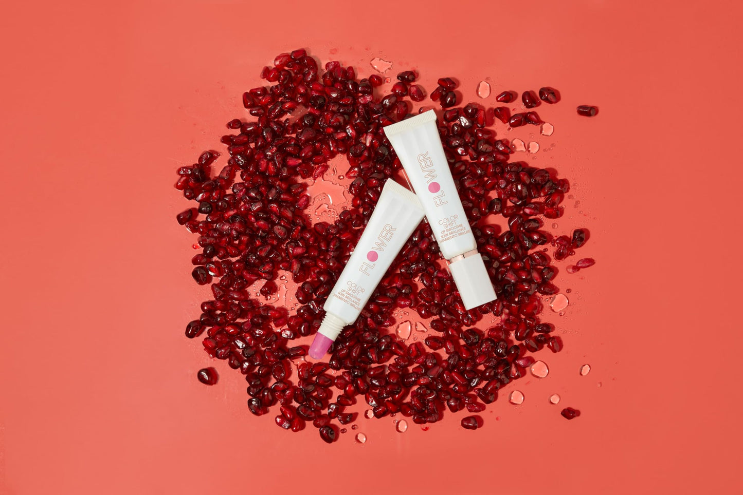 FLOWER BEAUTY By Drew Barrymore Color Shift Lip Smoothie - Lip Treatment - Nourishes + Hydrates Lips - pH Technology to Enhance Natural Lip Color