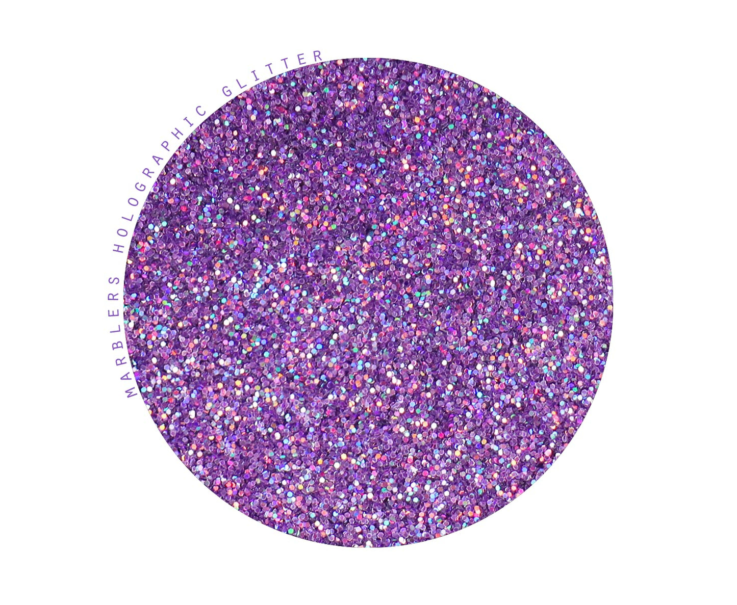 MARBLERS Holographic Glitter [Holo Purple] 1.5oz (42g) | Fine | Non-Toxic, Vegan, Cruelty-Free | Face, Body, Eyeshadow, Hair, Festival, Party Makeup |