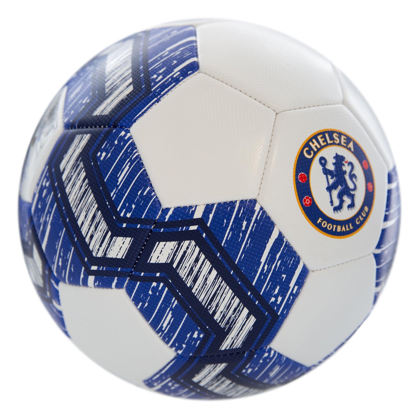 Icon Sports Officially Licensed Chelsea FC Regulation Size 5 Geometric Soccer Ball