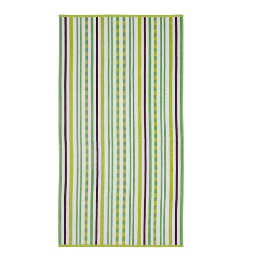 Superior Oversized 2-Piece Beach Towel Set - Quick Drying Cotton Beach Towels, Cape May Striped Summer Towel for Beach, Pool, and Jacuzzi Swim Towel…