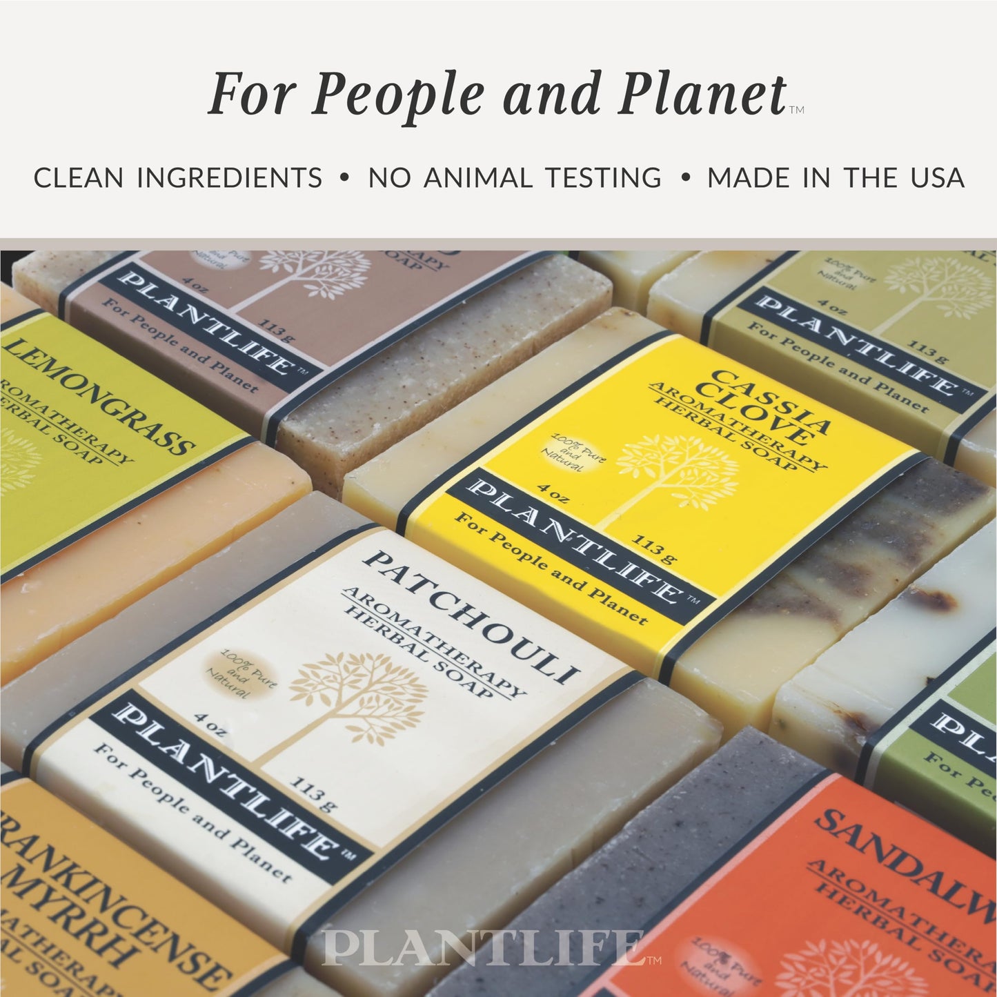 Plantlife Sandalwood Bar Soap - Moisturizing and Soothing Soap for Your Skin - Hand Crafted Using Plant-Based Ingredients - Made in California 4oz Bar