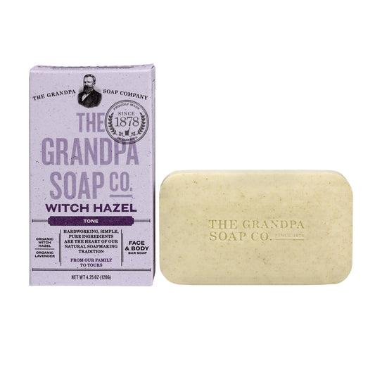 Grandpa's Witch Hazel Bar Soap Soft and Gentle, 4.25 Ounce Beauty & Personal Care The Grandpa Soap Company