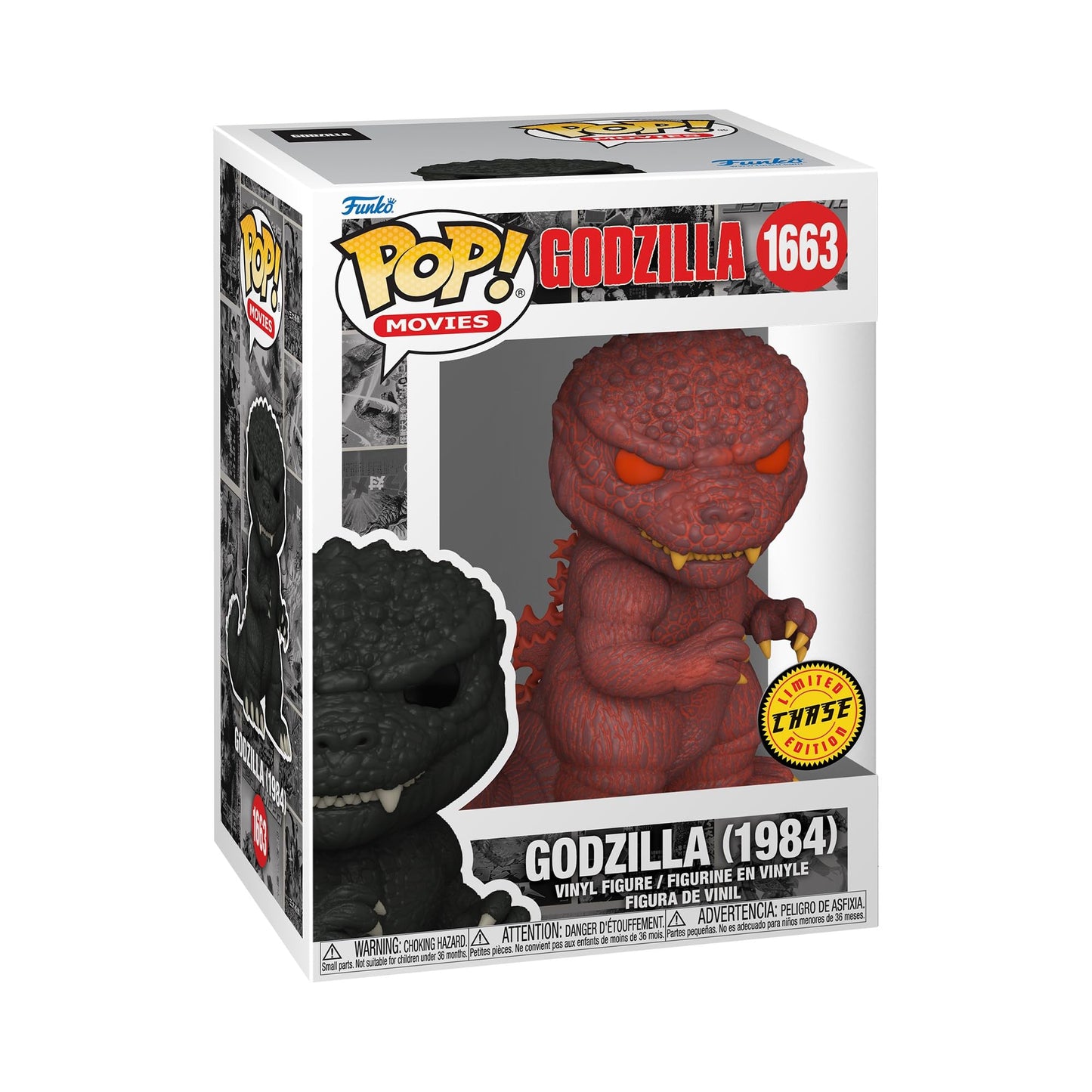 Funko POP Movies: Godzilla 70th Anniversary - Godzilla 1984-1/6 Odds for Rare Chase Variant - Collectable Vinyl Figure - Gift Idea - Official…