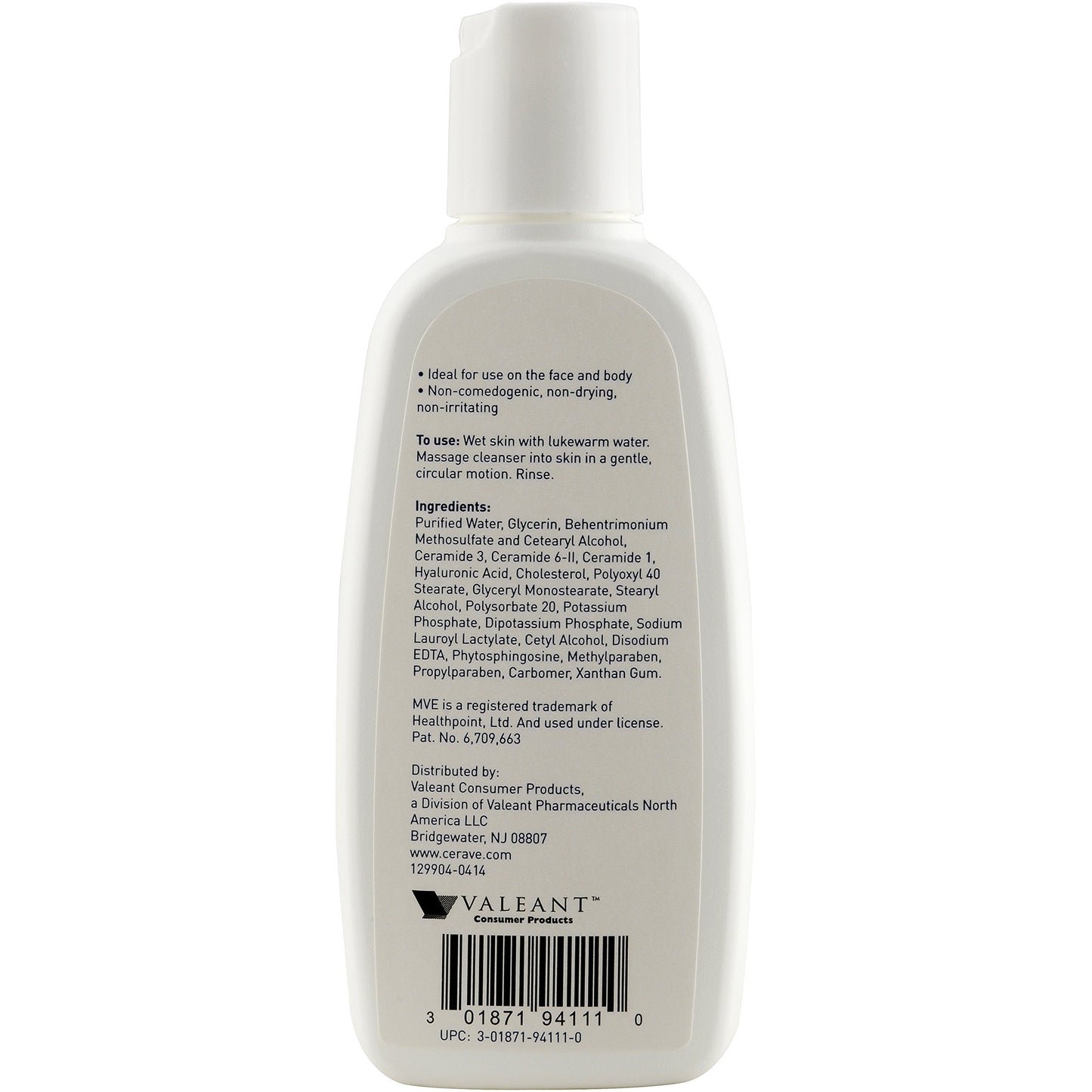 CeraVe Hydrating Face Wash | 3 Fluid Ounce Travel Size | Daily Facial Cleanser for Dry Skin | Fragrance Free