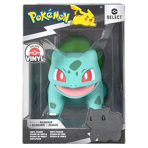 Pokemon Bulbasaur Select Vinyl Figure - 8-Inch Figure Made from Vinyl