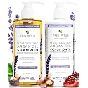 Tree To Tub Lavender Shampoo and Conditioner Set for Dry Hair, Dry Scalp, Frizz - Moisturizing Argan Oil Shampoo and Conditioner for Women & Men