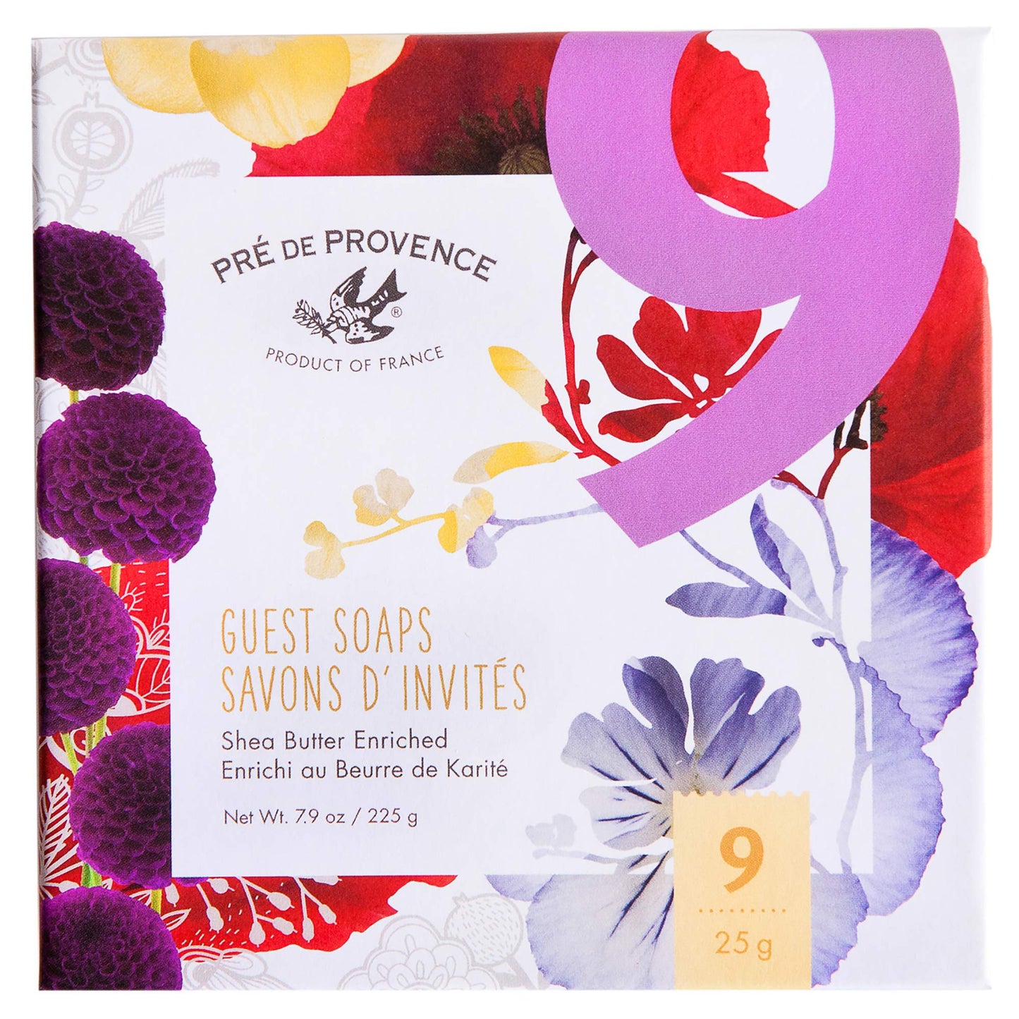 Pre de Provence Luxury Gift Box (Set of 9) - Assorted Scented Herb Scented Herb, 7.9 Ounce