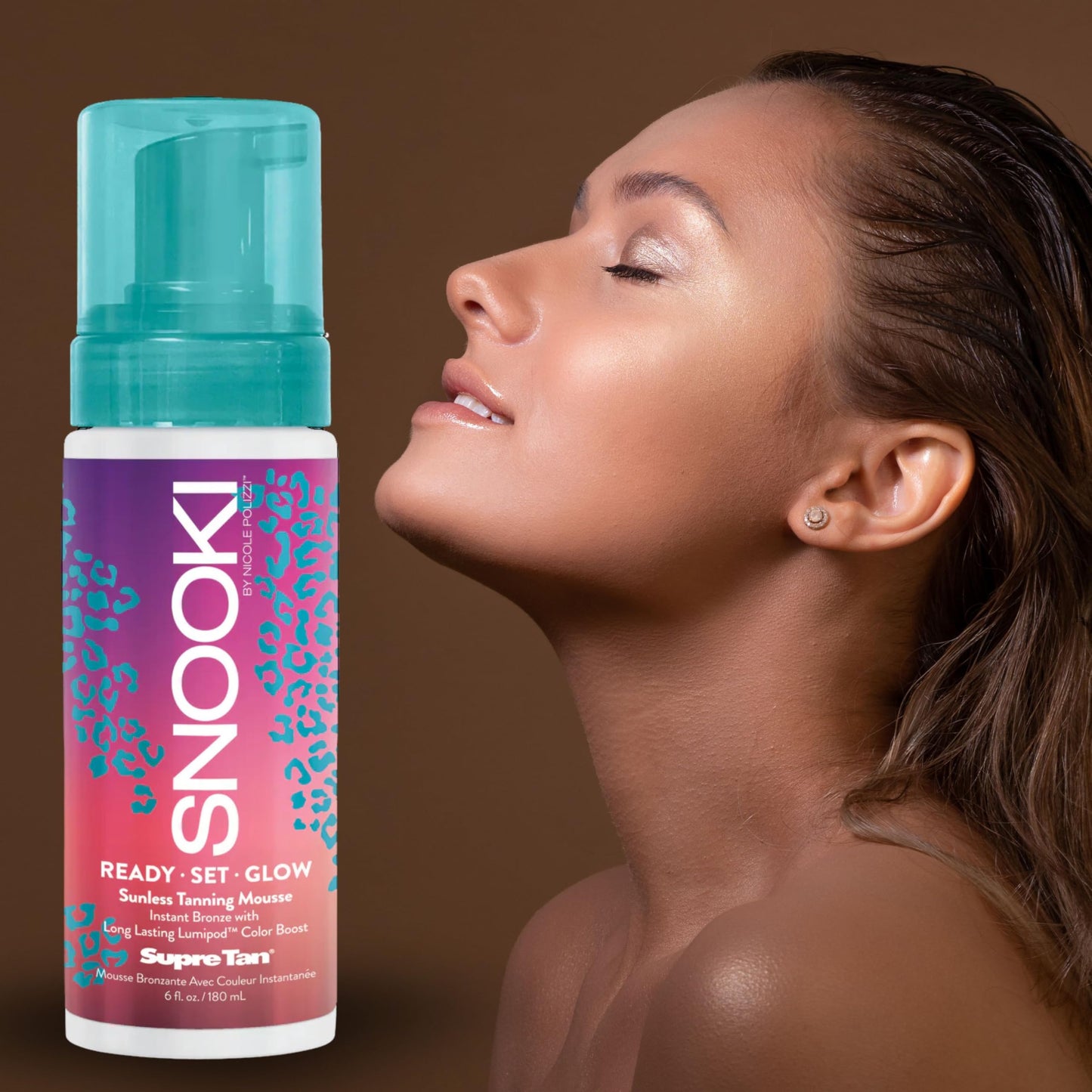 Supre Snooki Ready • Set • Glow Sunless Mousse 6oz, Bronze