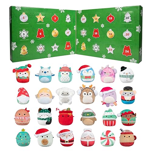 Squishmallows Original 24-Day Micromallows Holiday Advent Calendar