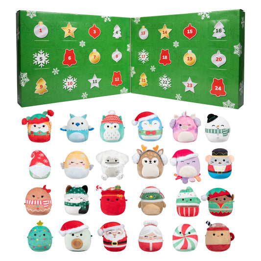 Squishmallows Original 24-Day Micromallows Holiday Advent Calendar