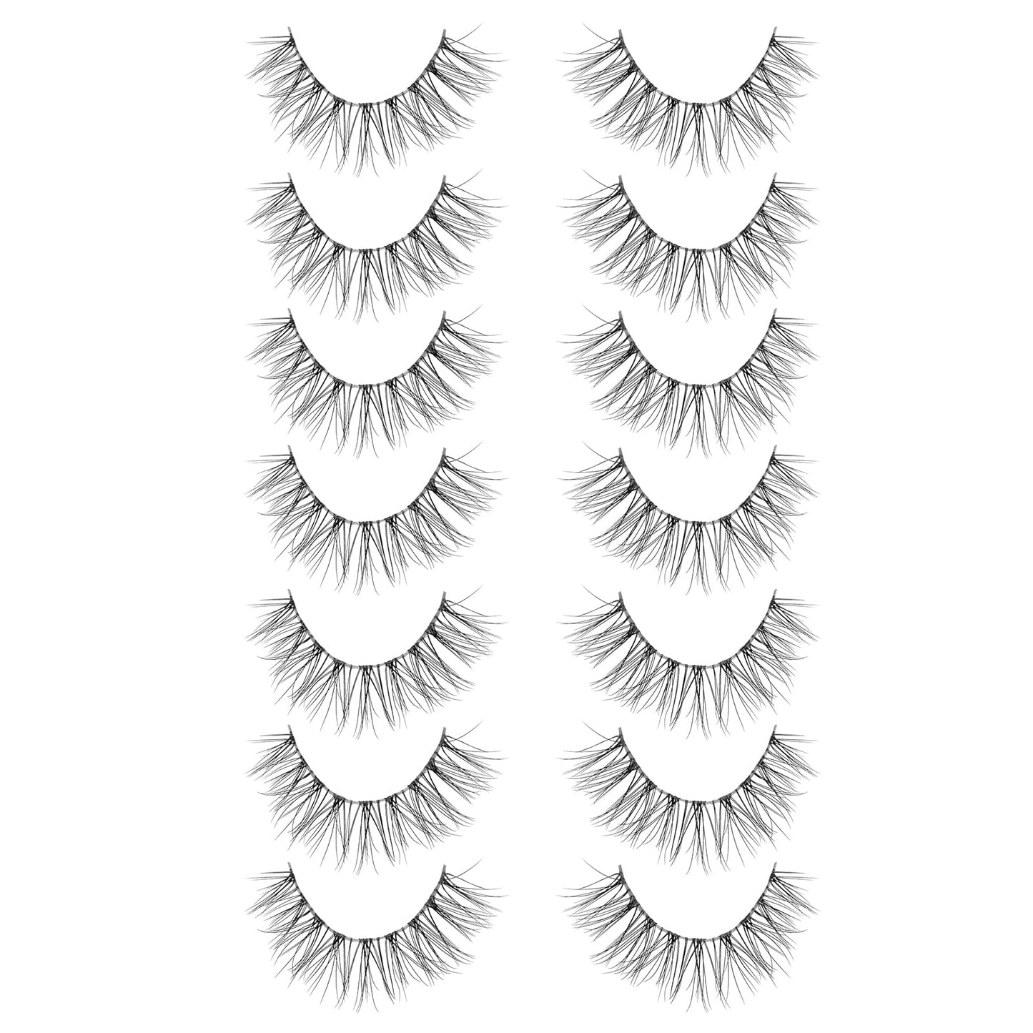 Onlyall False Eyelashes Lashes Strips Natural Lashes Natural Looking P12 Beauty and Personal Care Onlyall