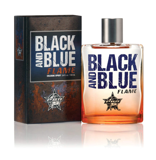 Tru Western PBR Black and Blue Flame Men's Cologne, 3.4 fl oz (100 ml) - Sporty, Clean, Fresh Beauty & Personal Care Tru Fragrance Beauty