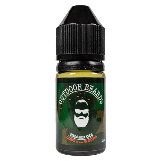 Outdoor Beards 1 oz Beard Oil - Infused Beard Oil for Softness & Growth - Lost in the Woods Beauty and Personal Care Outdoor Beards