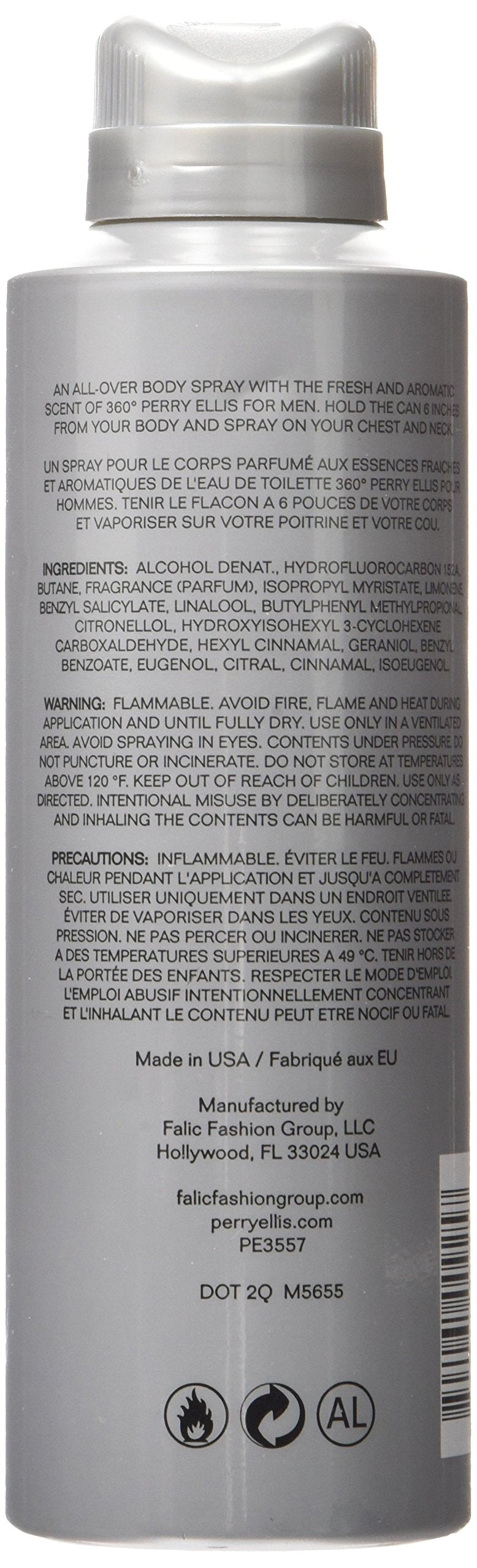 Perry Ellis 360 Body Spray, 6 Ounce Beauty and Personal Care Perry Ellis