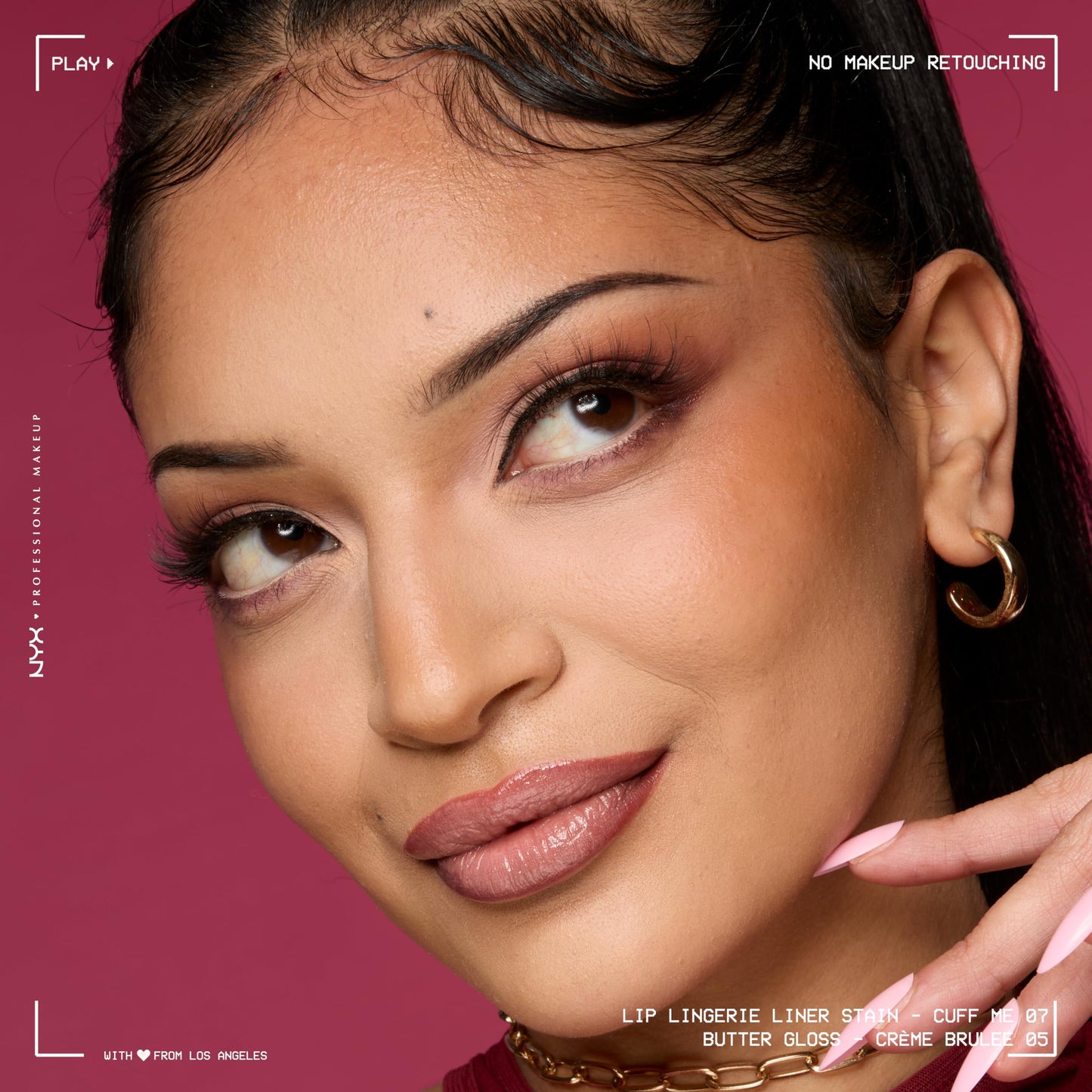 NYX PROFESSIONAL MAKEUP Lip Lingerie Liner Stain, Seamless Make Up with All-Day Stain, Waterproof Lip Stain Finish - Cuff Me Beauty and Personal Care NYX PROFESSIONAL MAKEUP