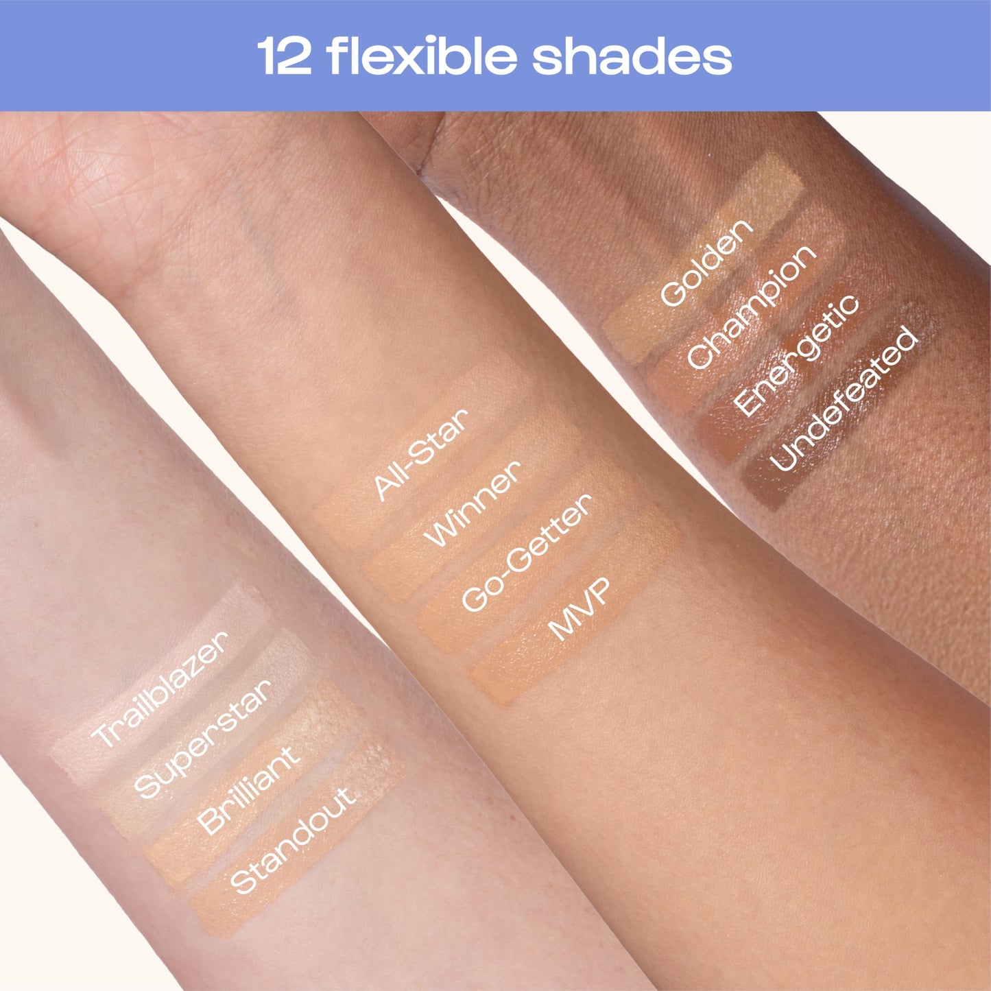 Alleyoop Game Face Makeup Concealer - Lightweight, Buildable Under Eye Concealer for Dark Circles, Hydrating Cream Formula for Women with Aloe Stem