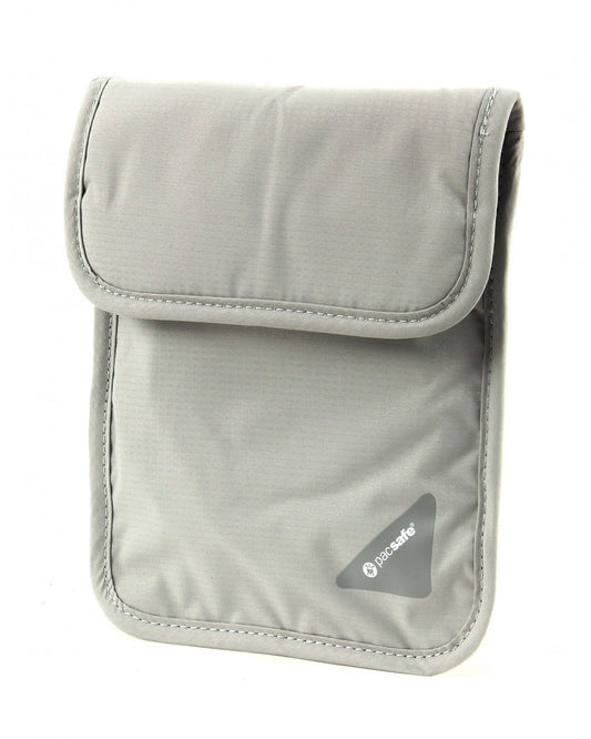 Pacsafe Coversafe X75 Anti-Theft RFID Blocking Neck Pouch, Neutral Grey