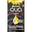 Garnier Olia Ammonia Free Hair Color [4.0] Dark Brown 1 ea (Pack of 4)