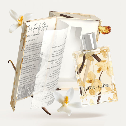Kumbra With Love Cedar Crème Eau de Parfum 100ML - Woody Perfume for Unisex - Long-Lasting Scent with Vanilla, Papyrus, Amber & Sandalwood - Vegan Beauty & Personal Care Kumbra With Love